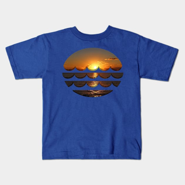 beautiful sunrise Kids T-Shirt by FromBerlinGift